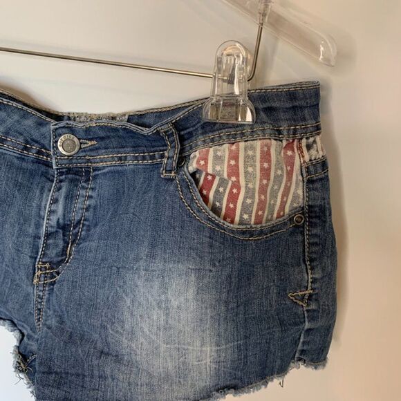 Hot Kiss Cici Patriotic Denim Short - Picture 2 of 9
